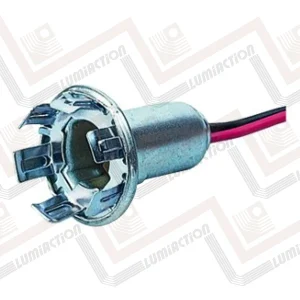 Double contact socket for stop/ tail/ park/ turn lamp with ground wire for 1034, 1156, 1157