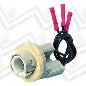 Double contact for stop / tail / turn lamps with ground terminal for 1157