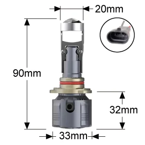 LED Headlight - A80_9006/HB4