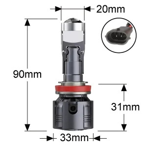 LED Headlight - A80_H11/H8/H9
