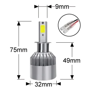 LED Headlight Bulb - C6_H3