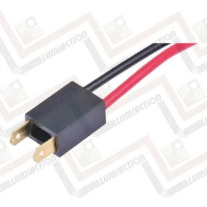 2-pin H7 male wire connector pigtail plug socket adapter wiring harness