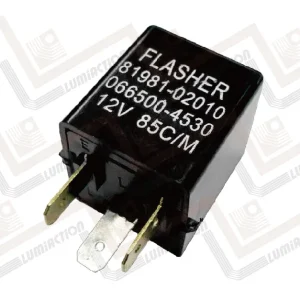 Aftermarket Flasher to replace TOYOTA OEM 066500-4530, 81980-02010, 81981-02010, 12V/ 24V 3 Pin