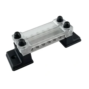 8 Terminal Dual-Row Busbar Block and Cover