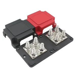 4 Terminal Duo-Square Stud Block and Cover