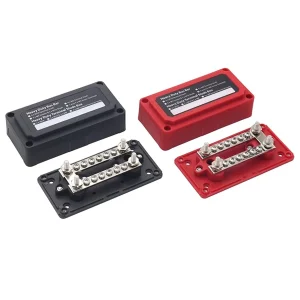 8 Terminal Dual-Row Stud Busbar and Cover