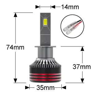 LED Headlight Bulb - M8_H1