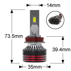 LED Headlight - M8_H11/H8/H9