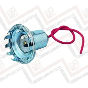 Single wire socket for small head lamp