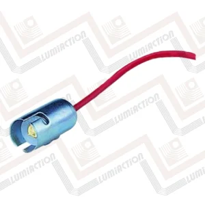 Single contact for miniature bulb