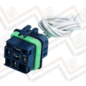 5-pin relay pigtail weather resistant connector