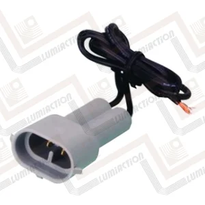 2-pin H9 headlamp male connector harness