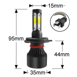 LED Headlight - X7_H4/HB2/9003